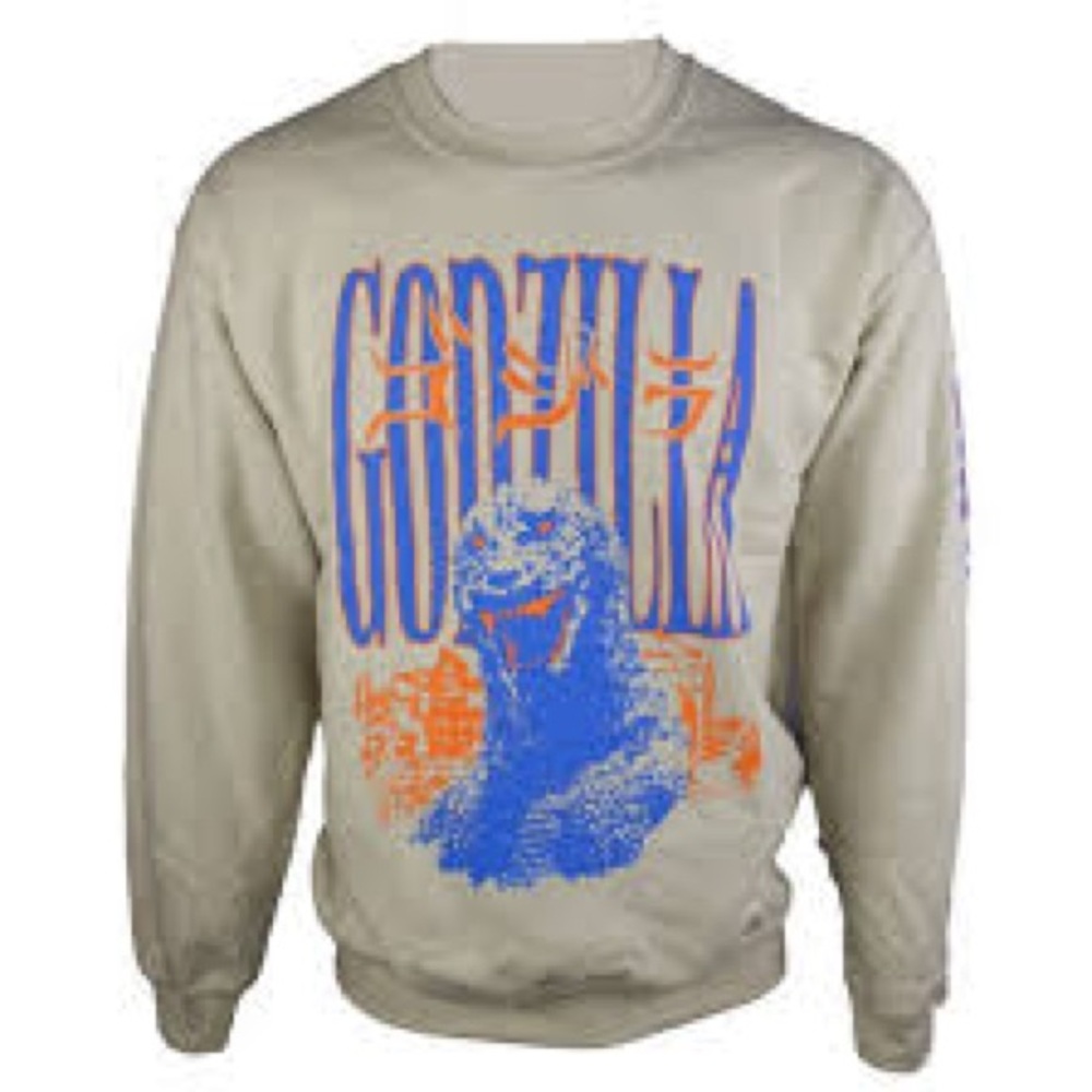 Godzilla Graphic Crewneck Sweater -